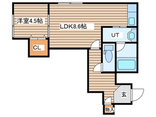 セントニア919Aの物件間取画像